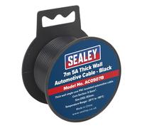 Sealey Automobilistico Cavo Spesso Muro 5A 7m Nero AC0507B