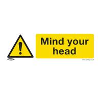 Sealey Avvertimento Sicurezza Insegna - Mind Your Head - Rigido Plastica SS39P1