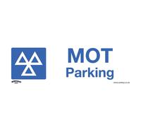 Sealey Avvertimento Sicurezza Insegna - Mot Parcheggio - Vinile Autoadesivo -