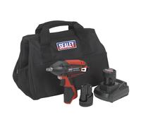 Sealey Avvitatore Kit 1cmSq Drive 12V SV12 Serie - 2 Batterie CP1204KIT