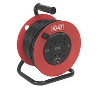 Sealey Cavo Rocchetto 25m 4 X 230V 2.5mm Resistente Thermal Viaggio CR22525