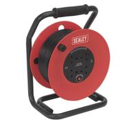 Sealey Avvolgitore Di Cavo 50M 4 X 230V 1.5Mm Heavy-Duty Thermal Trip CR50/1.5