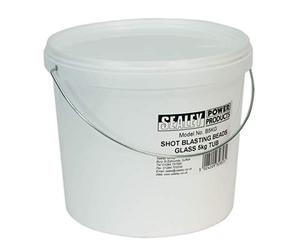 Sealey b5kg 5 kg Shot Sabbiatura perline vetro tubo di plastica