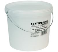Sealey Shot Sabbiatura Perline Vetro 5kg Plastica Vasca B5KG