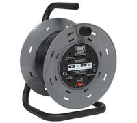 Sealey Cavo Rocchetto 25m 4 X 230V 1.25mm Thermal Viaggio BCR25