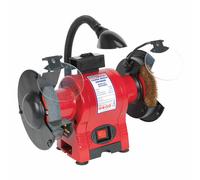 Sealey BG150XWL Bench Smerigliatrice 150mm & Filo Ruota Combi - Lavoro Luce 250W