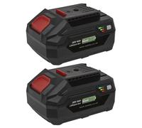 Sealey BK04 20V 4Ah batteria agli ioni di litio Power Tool Pack Kit per la serie SV20V