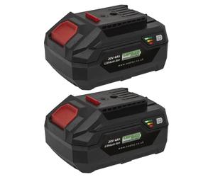 Sealey BK04 20V 4Ah batteria agli ioni di litio Power Tool Pack Kit per la serie SV20V
