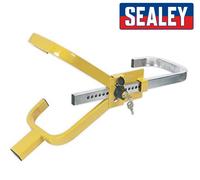 Sealey Bloccaggio Ruota Morsetto - Alta Visibilità - Thieft Deterrente Per -