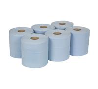 Sealey BLU150 Carta Rotolo Blu 2 Strato Goffrato 150mtr Confezione 6