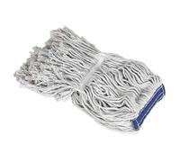 Sealey BM17 - Mocio in cotone con manico, 350 g, colore: Bianco