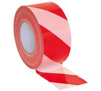 Sealey BTRW Avviso di Pericolo Barriera Nastro 80mm X 100mtr Rosso/Bianco