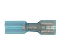Termorestringenti Push-On Terminale 6.4mm Femmina Blu Confezione Di 25 - Sealey