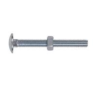 Sealey Bullone E Dado DIN 603 - M8 x 75mm Zincato Confezione Da 50 CBN875