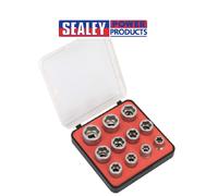 Sealey Bullone Estrattore Presa Set 11pc 1cmSq Drive Metrico AK7281
