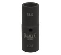 Sealey Bullone Ruota Impact Presa 1.3cmSq Unità Doppia Aperta 18.5-19.5mm SX1819