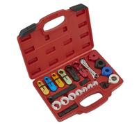 Sealey Carburante E Aria Condizionata Disinnesto Attrezzo Kit 21pc VS0457