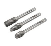 Sealey Carburo di Tungsteno Rotante Fresa Set 3pc Squartatore/Grezzo SDBCK3