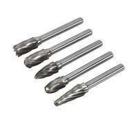 Sealey Carburo di Tungsteno Rotante Fresa Set 5pc Squartatore/Grezzo SDBCK5
