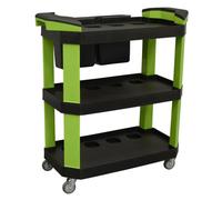 Sealey Carrello da officina a 3 livelli con contenitore - CX315