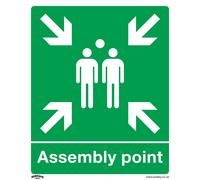 Sealey Cartello Di Sicurezza - Punto Di Raccolta - Plastica Rigida SS37P1