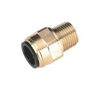 Sealey Dritto Adattatore 15mm X 1.3cmBSPT Ottone Speedfit MM011504N) CAS15BSA