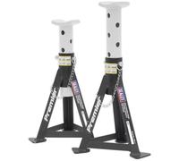 Sealey AS3 Cavalletti (Coppia) 3tonne Capacità per Supporto - Bianco