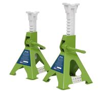 Sealey Cavalletti (Coppia) 3 Tonnellate Capacità per Stand Tipo a Cricchetto -