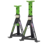 Sealey AS3G Cavalletti (Coppia) 3tonne Capacità per Stand Verde