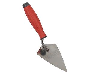 Sealey Cazzuola a punta affilata in acciaio inox, manico in gomma, 140 mm, T1222