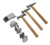 Sealey CB507 Pannello Colpo Set 7pc Fucinato a Stampo Hickory Albero