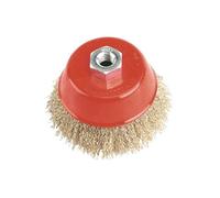 Spazzola A Coppa In Acciaio Ottone Sealey - 100Mm M14 X 2Mm Cbc100