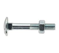 Sealey Coach Bullone E Dado Don 603 - M6 X 40mm Zinco Confezione Di 100 CBN640