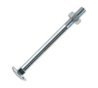 Sealey Coach Bullone E Dado din 603 - M6 X 75mm Zinco Confezione Di 100 CBN675