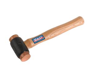 Sealey CFH03 Rame Rivestito Martello 1.2kg Manico Noce Americana