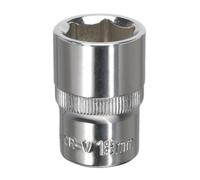 Walldrive Presa 18mm 1.3cmSq Guida Completamente Lucidata - Sealey SP1218 Nuovo