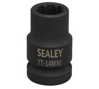 Sealey Chiave A Calibro Freno 1/2"Sq Drive 14Mm 7-Punti VS0985
