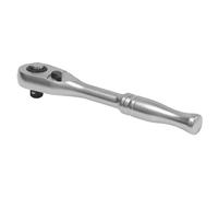 Sealey Chiave a Cricchetto 0.6cmD 90 Dente Aletta Inversa Quick Release Cromato