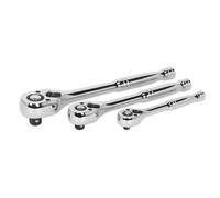Sealey Chiave a Cricchetto Set 3pc Pera Testa Aletta Inversa 0.6cm 1cm E 1.3cmD