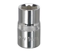Sealey Chiave A Cricchetto Standard Da 14Mm Lunghezza Chrome 1/2"Sq Drive SP1214