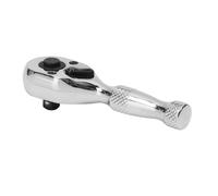Sealey Chiave A Cricchetto Stubby 1/4" Sq Con Testa A Pera Flip Reverse AK660S