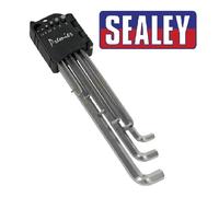 Sealey Chiave Esagonale Set 9pc extra-Lunga Stubby Elemento Metrico ak7174