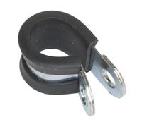 Sealey Clip a P Gomma Foderato 12/13mm Confezione Di 25 PCJ13