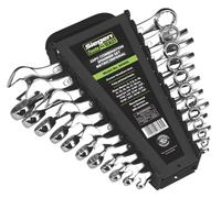 Sealey Combination Spanner Set 22Pc Metric/Imperiale