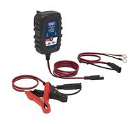 Sealey Compatto Smart Caricabatterie Trickle & Manutenzione 1A 6/12V