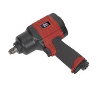 Sealey Composito Aria Avvitatore 1.3cm Drive Doppio Hammer 650lbft 880Nm GSA6002