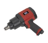 Sealey Composito Aria Avvitatore 1.9cmD Doppio Martello 589.5kgft 1760Nm GSA6004