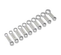 Sealey Coppia Adattatore Chiave Set 10pc 1cmSq Drive - Metrico AK59895