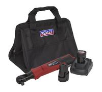 Sealey CP1209KIT - Chiave a cricchetto senza fili agli ioni di litio, 12 V, attacco quadro da 1/2", 2 batterie