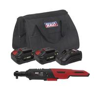 Sealey Cordless Cricchetto Chiave 1cmD Kit 20V 4Ah SV20 Serie 2 Batts CP20VRWKIT